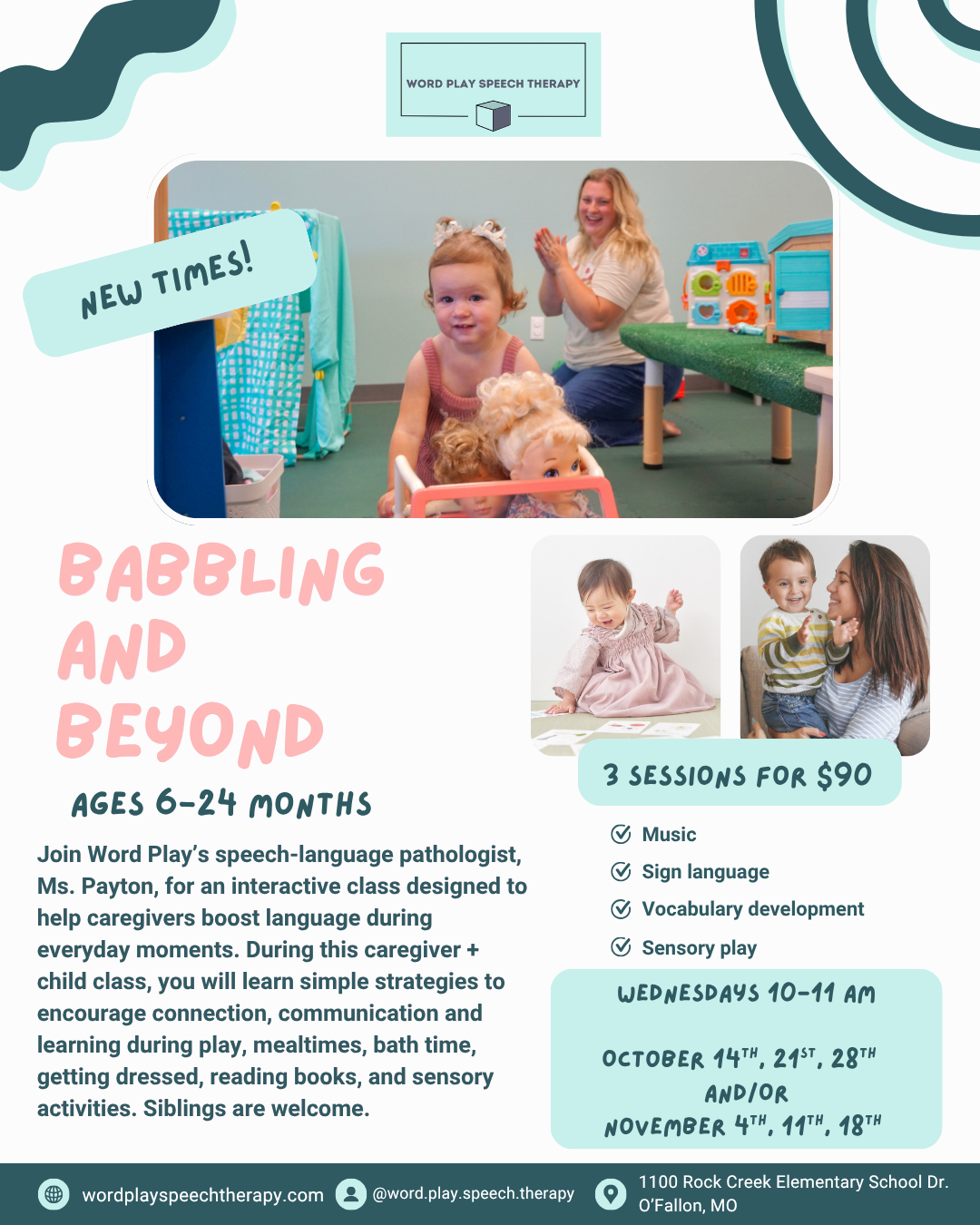 Babbling and Beyond